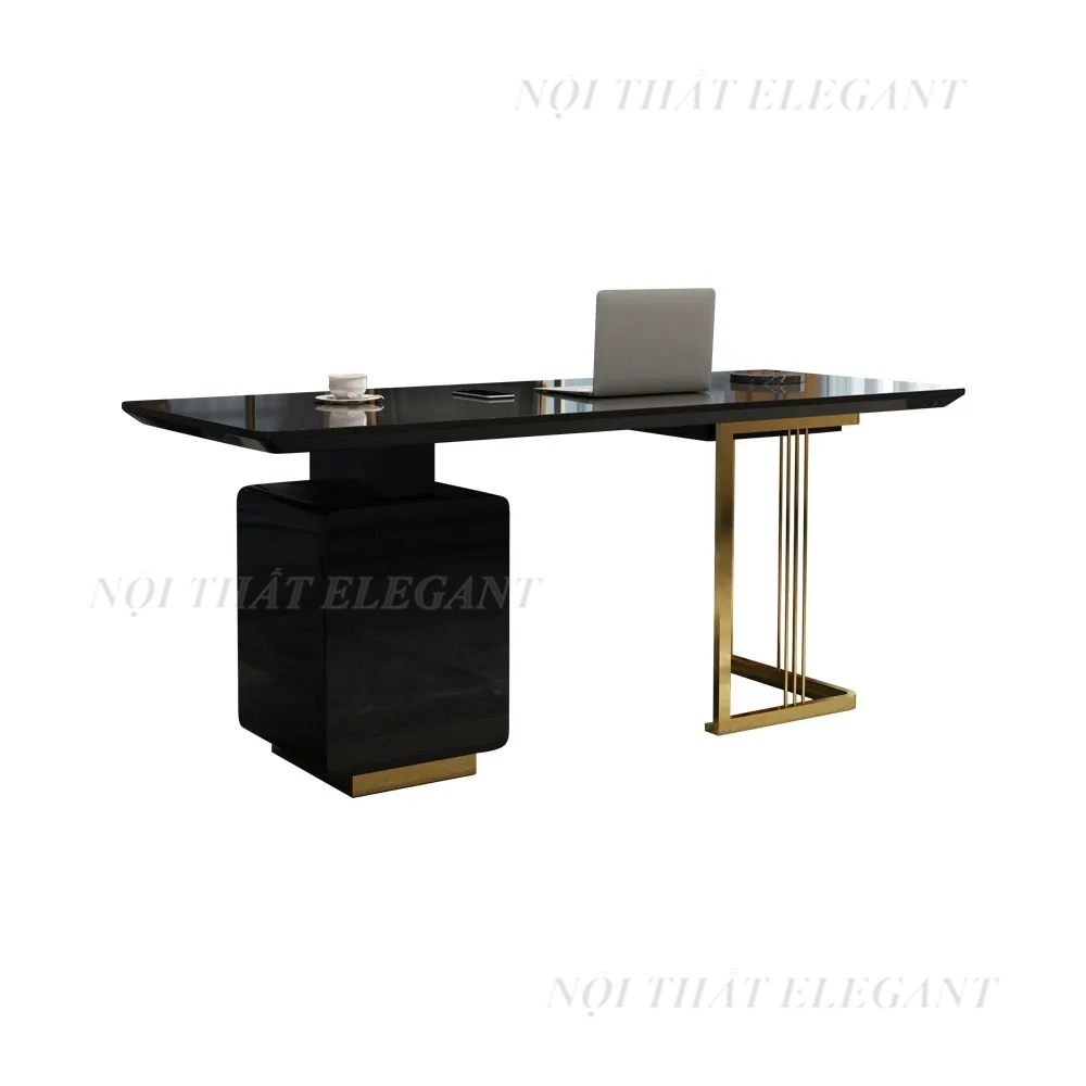 Bộ bàn trang điểm cao cấp, khung innox mạ PVD, có 4 ngăn kéo, gương Bỉ – EL-TD23 - Hình ảnh 4